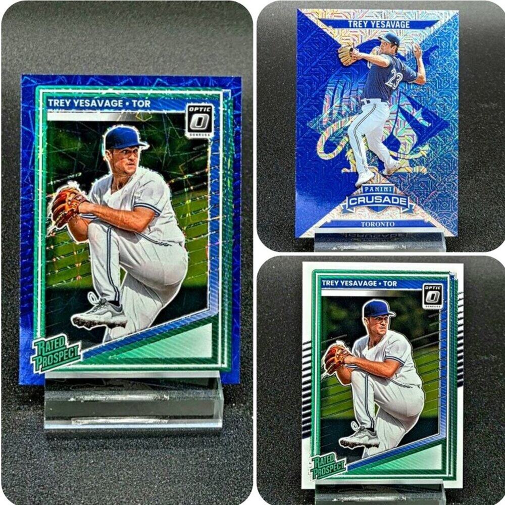 2025 Trey Yesavage Optic Blue Velocity Mojo RC's Toronto Blue Jays Top Prospect